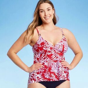 EUC Kona Sol two piece beauty tropical pink beauty XL top and bottom XL